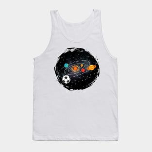 soccer planets kids - Light Colors Tank Top